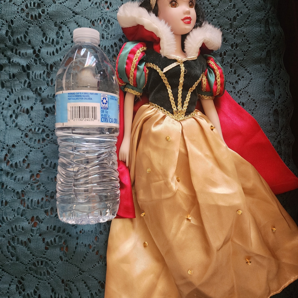 Disney Princess Doll in Gold and Red Ensemble
